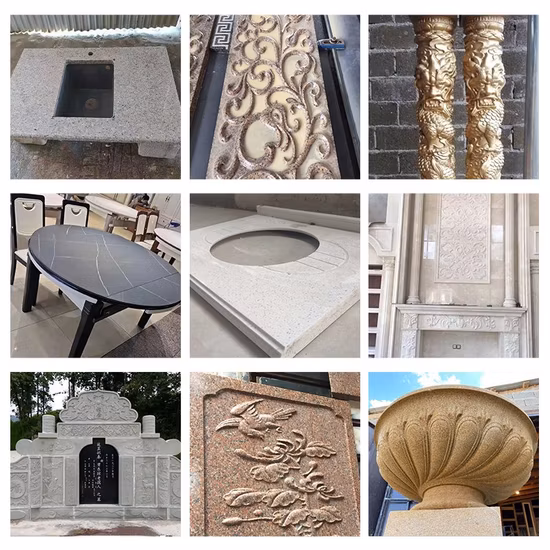 Routeur CNC Stome Heavy Duty Engarving Routeur CNC 3D 1325 pour granit de marbre de pierre