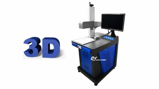 Machine de gravure de laser en métal de 20W 60W 100W 2.5D 3D pour la spéléologie de sculpture de trophée de prix